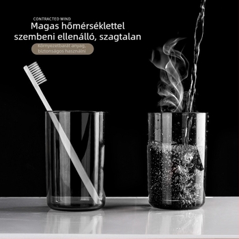 Fogkefetartó – falra szerelhető vákuumos rögzítés, fúrás nélkül, műanyagból, fogkrém tároló.