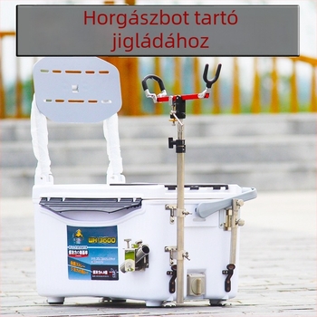 Kaishun rozsdamentes acél horgászbot tartó, összecsukható, többirányú forgás