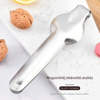 Rozsdamentes acél gesztenyenyitó keresztdizájnnal – héjleválasztó, logó nyomtatás elérhető
