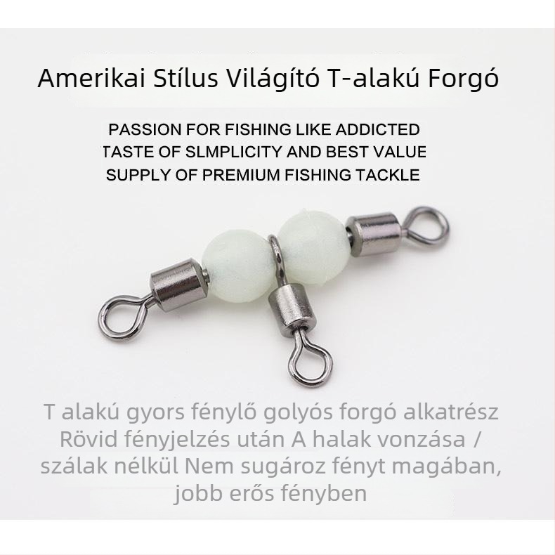 Tengeri horgászat: nyolcas alakú gyűrű háromágú forgó csatlakozóval — Starry Outdoor; Anyag: Egyéb