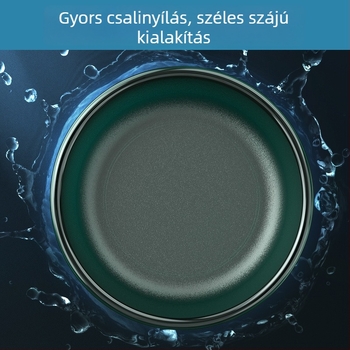 Kempingező etetőedény, tapadásmentes bevonattal, etetőanyag keverésére