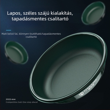 Kempingező etetőedény, tapadásmentes bevonattal, etetőanyag keverésére