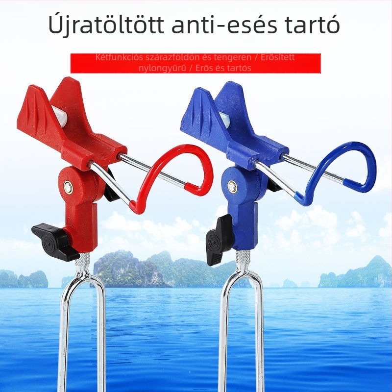 Horgászbot tartó - Shang Hongjia, fém, ground plug, többirányú forgás, összecsukható: Nem