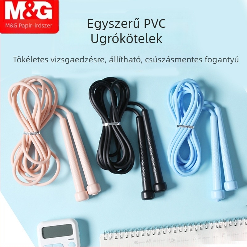 PVC ugrókötél diákoknak, könnyű, csúszásmentes, állítható