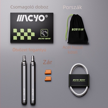 Csapágyas ugrókötél – PVC, edzésre, felnőtteknek
