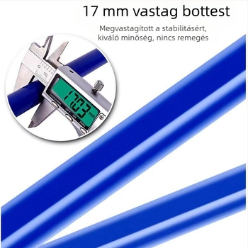 Rozsdamentes acélból készült horgászbot-tartó, kettős használatú, 17 mm, összecsukható és forgatható