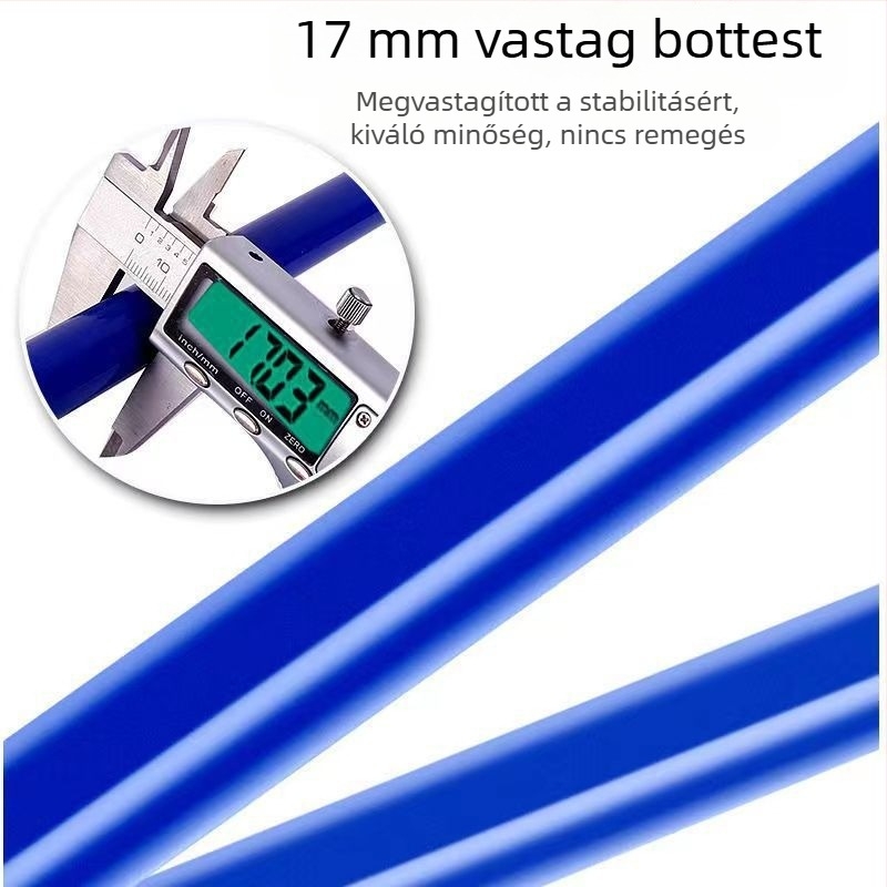 Rozsdamentes acélból készült horgászbot-tartó, kettős használatú, 17 mm, összecsukható és forgatható
