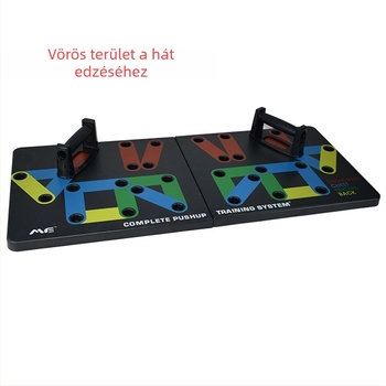 Jin Peng JPING összecsukható push-up edző rendszer tartóval, push-up táblával és hasizom táblával