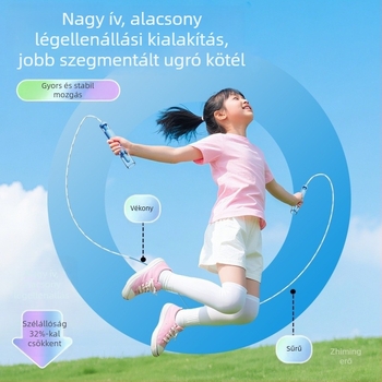 Ugrókötél átlátszó markolattal, kettős csapágyas, ABS, 3.0