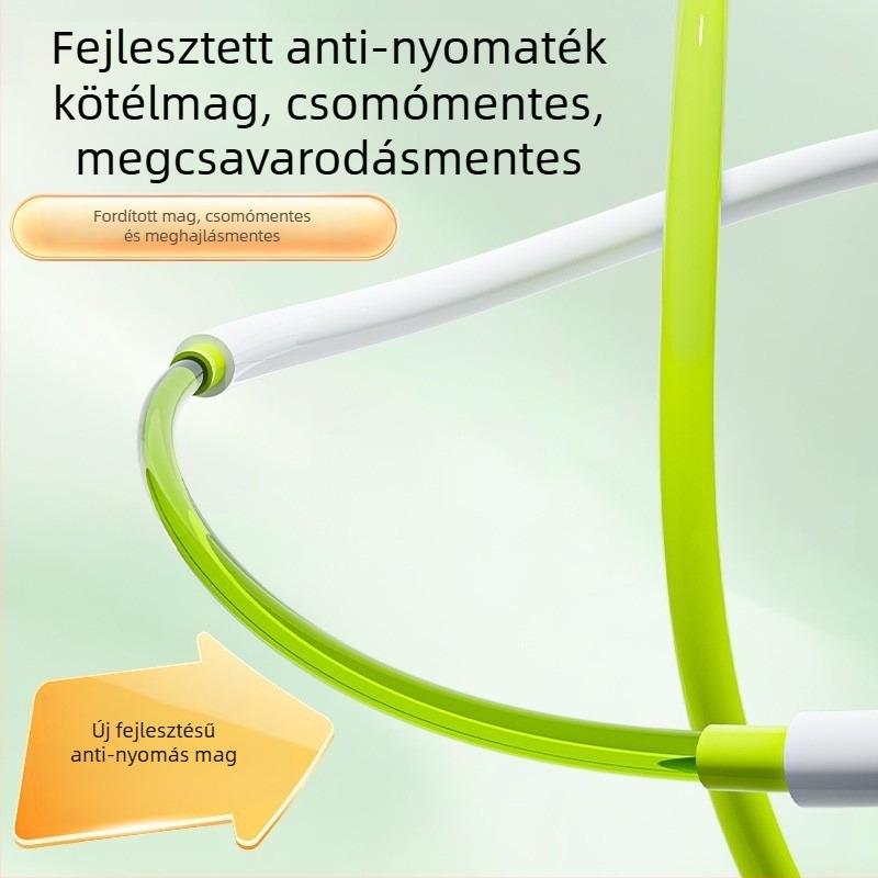 Ugrókötél átlátszó markolattal, kettős csapágyas, ABS, 3.0