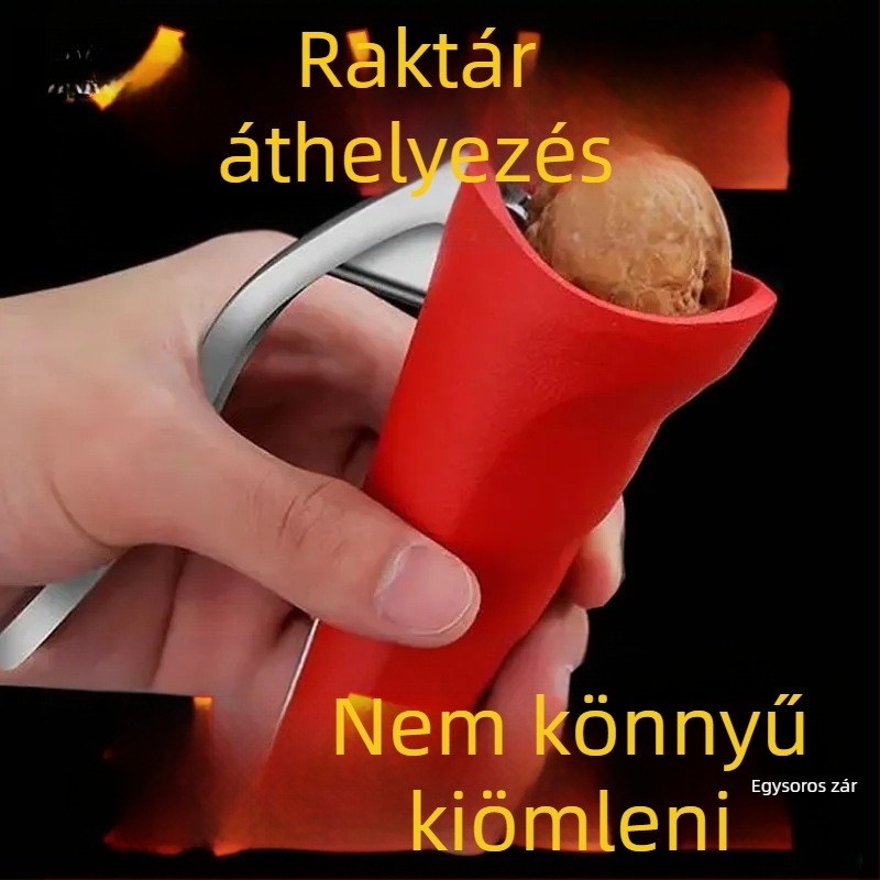 Diótörő és héjázó, zinkötvözetből, nyitó dió és mogyoró számára, 1. stílus, 2019, tartós háztartási eszköz