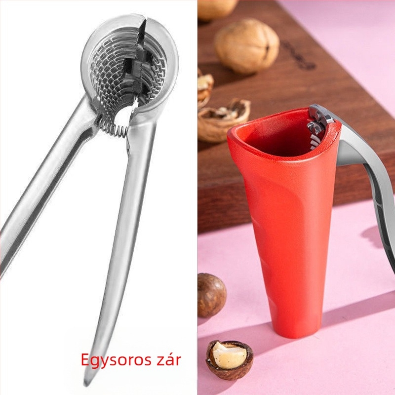 Diótörő és héjázó, zinkötvözetből, nyitó dió és mogyoró számára, 1. stílus, 2019, tartós háztartási eszköz