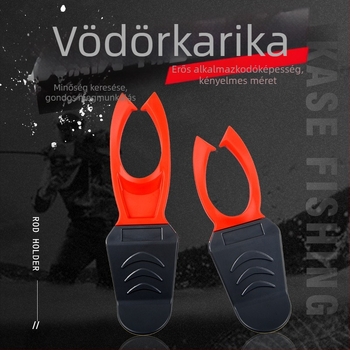 Keith horgászbot tartó – elasztikus gumi + ABS, 2 darabos készlet