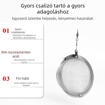 Rozsdamentes acél etetőkosár horgászathoz – új típus, hosszú dobás és süllyedő rig