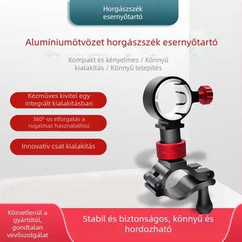 Yunyi 360°-os forgó horgász-ernyő állványhoz – alumíniumötvözetből készült kiegészítő, anti-lengés dizájn
