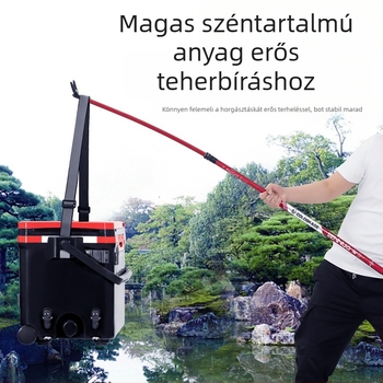Benno Fortress szénszálas botállvány — ultrakönnyű, többirányú forgás, nem hajtogatható, szénszálas konstrukció, Fortress típusú platforma