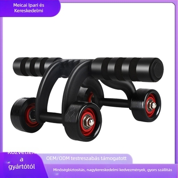 Négykerekű hasizomroller MTW-1, 1,1 kg, nem összecsukható, irodai, otthoni és kültéri használatra