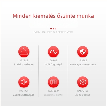 Négykerekű hasizomroller MTW-1, 1,1 kg, nem összecsukható, irodai, otthoni és kültéri használatra