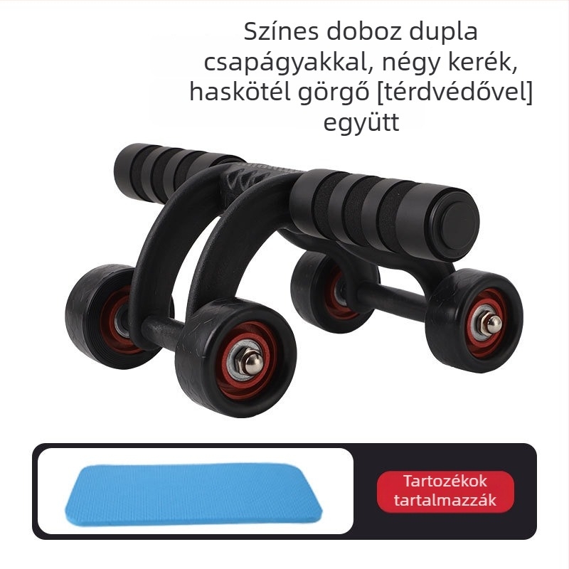 Négykerekű hasizomroller MTW-1, 1,1 kg, nem összecsukható, irodai, otthoni és kültéri használatra