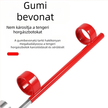 Rozsdamentes acélból készült földbe süllyeszthető bottartó, hosszú dobásokhoz, tengeri bottartóállvány, kültéri horgászfelszerelés