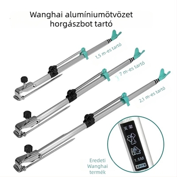 Wanghai háromszög alakú horgászállvány, állítható 1.5–2.1 m, alumínium ötvözet, összecsukható