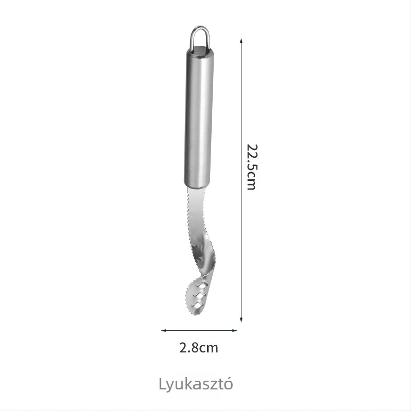 Gold magkivonó és zöldségszeletelő rozsdamentes acélból — logó nyomtatva, testreszabás elérhető