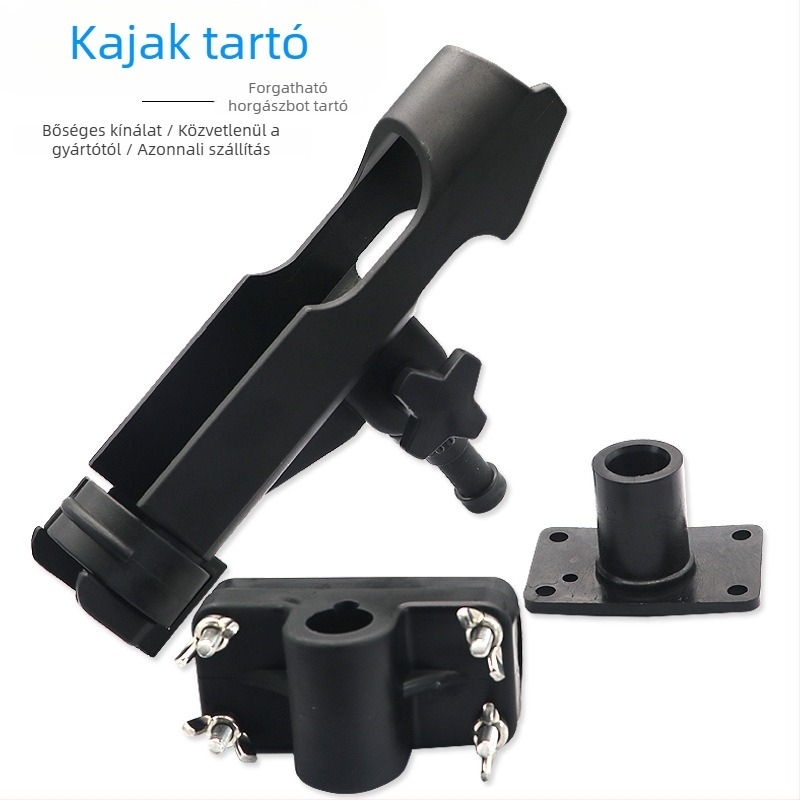 Forgatható horgászbot-tartó hajókhoz és kajakokhoz