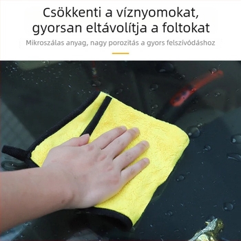 Vastagított horgász törölköző, víz- és kéztörlő, gyorsan száradó, nem tapad a csalira, kis méretű kiegészítő