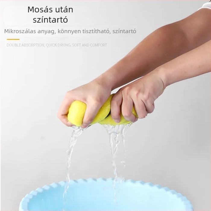 Vastagított horgász törölköző, víz- és kéztörlő, gyorsan száradó, nem tapad a csalira, kis méretű kiegészítő