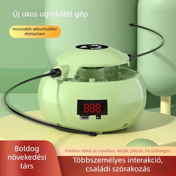 Intelligens automata kötélugró gép, ABS testtel; alkalmas futáshoz, fitneszhez és testformáláshoz; támogatja a több személyes edzéseket (szülő-gyermek)