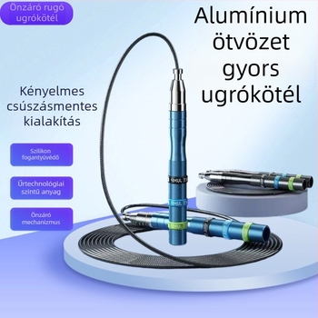 Ugrókötél edzéshez, alumíniumötvözetből, Quick Jump SY00037, fitnesz eszközökhöz