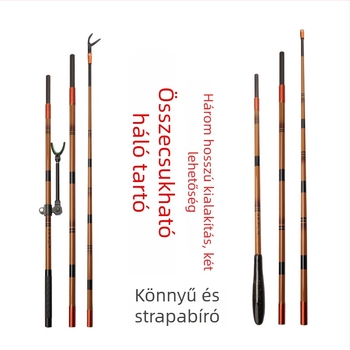 Szénszálas horgászbot tartó, többirányú forgatás, összecsukható nélkül, akkumulátor típusú