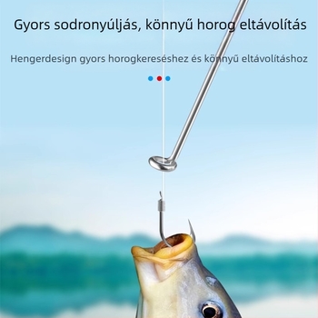 Giant fin king háromfunkciós horgászati eszköz: horogkivétel, horogkötő és zsinórcsomózó (kézi)