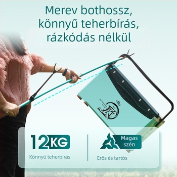 Szénszálas horgászbot-tartó, többfunkciós horgászláda és ülőplatform