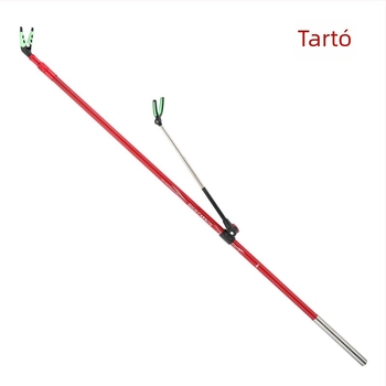 Szénszálas horgászbot tartó forgó fejjel