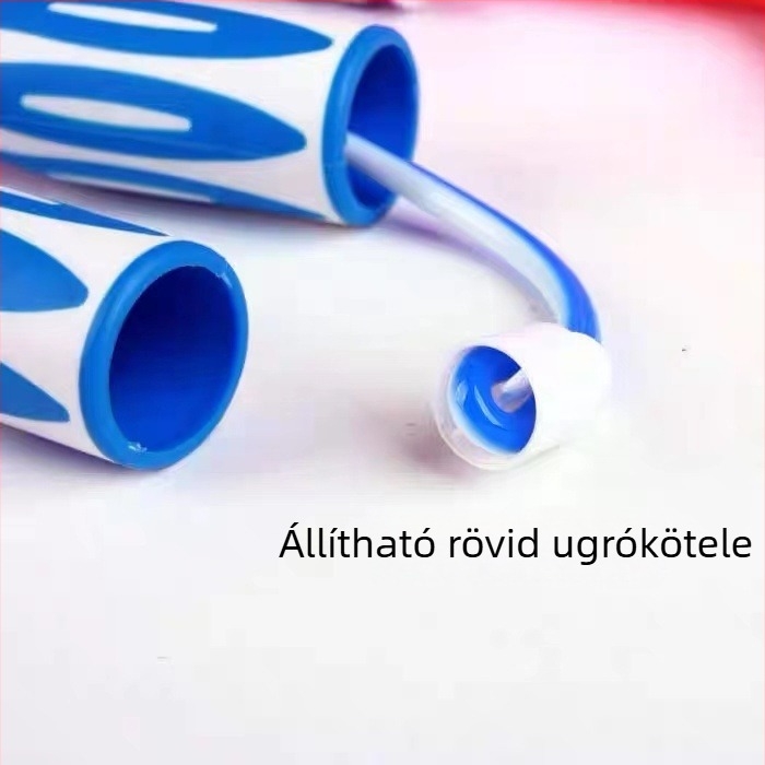 Hosszú fogantyúval ellátott ugrókötél – PVC edzőkötél gyerekeknek, Jumping Music márka