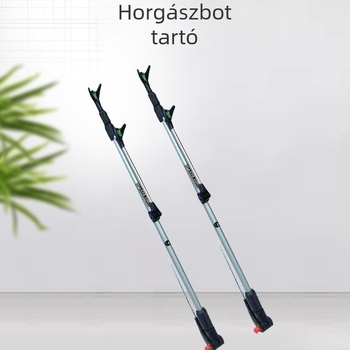 Alumínium ötvözetből készült horgászbot-tartó, összecsukható, többirányú forgatással – Fort típus