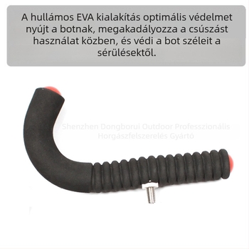 Európai stílusú bottartó fej, alumíniumötvözetes bottartó állvány karpázáshoz