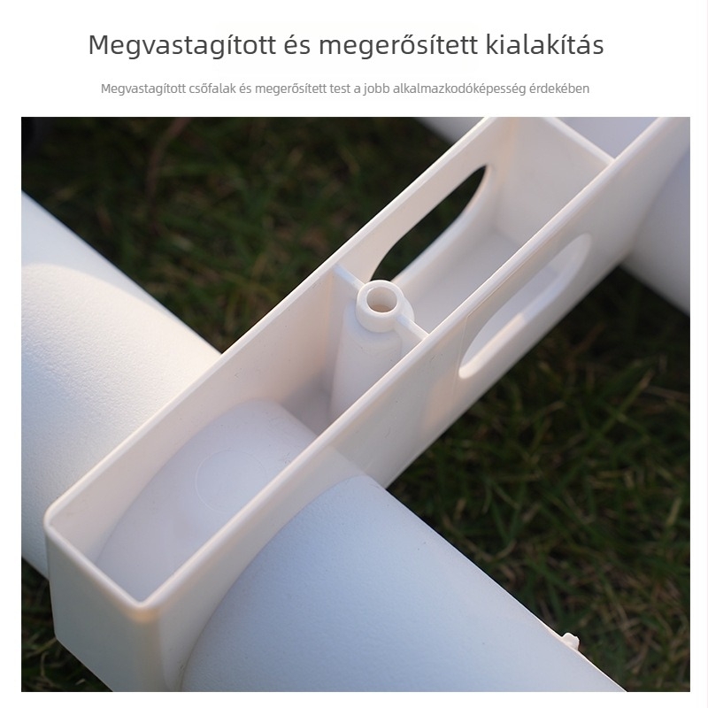 Műanyag háromcsőves horgászbotcső toronytartóval kajakhoz és hajóhoz