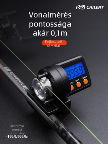Elektronikus horgász zsinórmérő – gördítő típus – ABS test – Pool blade márka