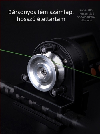 Elektronikus horgász zsinórmérő – gördítő típus – ABS test – Pool blade márka