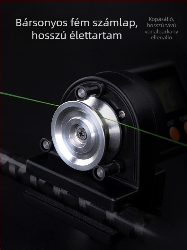 Elektronikus horgász zsinórmérő – gördítő típus – ABS test – Pool blade márka
