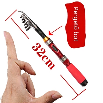 Arnova karbon horgászbot tengerekre, mini ultra- rövid kialakítás, dobás
