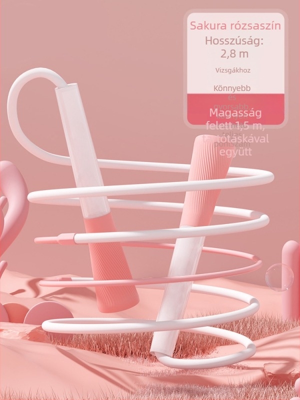 Gyermekek és általános iskolások számára ugrókötél – állítható, csomómentes, PP anyag, 2,8 m, kód Ss03-a