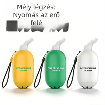 Új S2 típusú légzőedző, légzőhantel, tüdőkapacitás-edző, fitnesz készülék