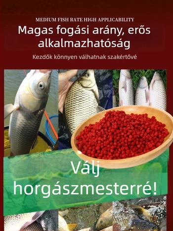 Granulált horgászcsali – univerzális halcsali, granuláris forma, kategória: halcsali