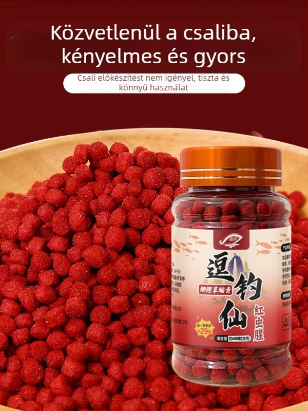 Granulált horgászcsali – univerzális halcsali, granuláris forma, kategória: halcsali