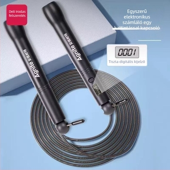 Effective acélhuzalos ugrókötél gyors ugráláshoz, modell F4137s, edzéshez