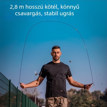 Effective acélhuzalos ugrókötél gyors ugráláshoz, modell F4137s, edzéshez