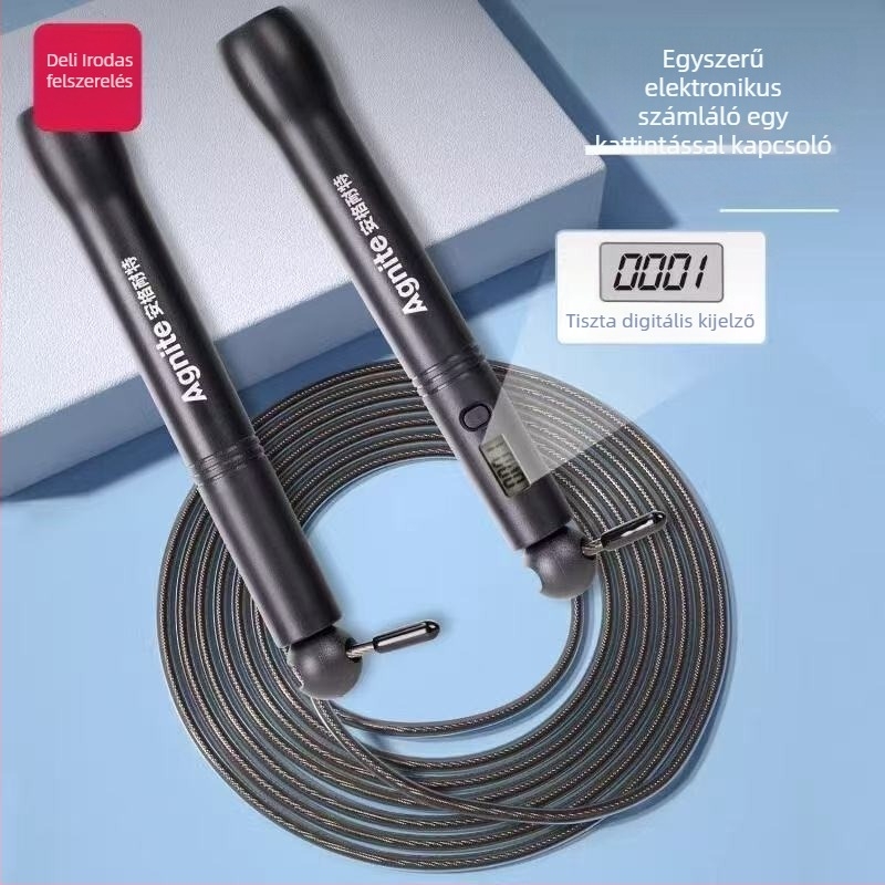 Effective acélhuzalos ugrókötél gyors ugráláshoz, modell F4137s, edzéshez
